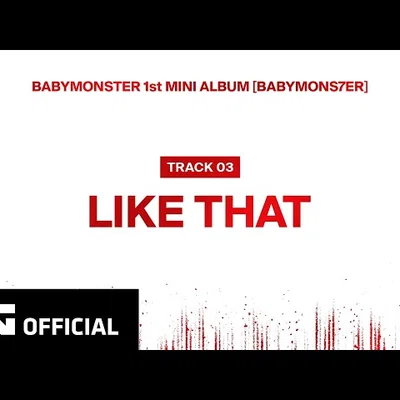 BABYMONSTER - ‘LIKE THAT’ (Official Audio) - Sound art work