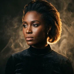 Demo Portrait - Woman Dramatic Lighting