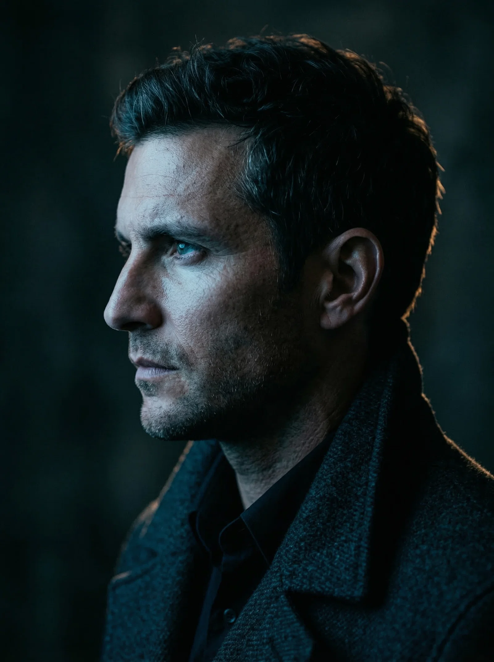 Demo Portrait - Man Dramatic Lighting