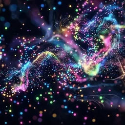 Colored particles 1