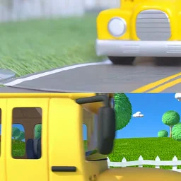 The Wheels on the Bus go Round and Round - Cocomelon - Nursery Rhymes 1080p h264