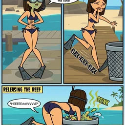 Amelie gets seasick 2